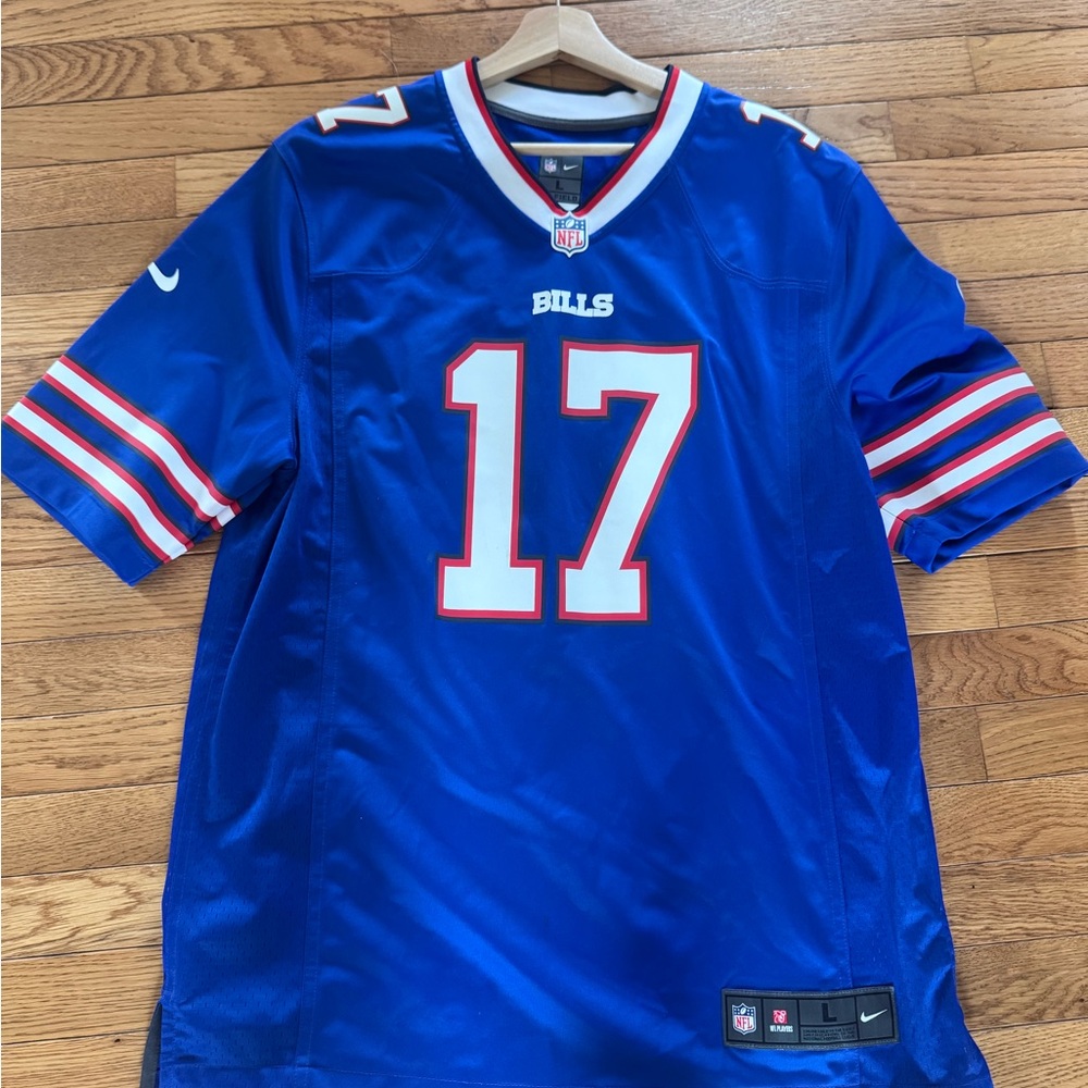 Josh Allen #17 Royal Blue NFL Jersey
